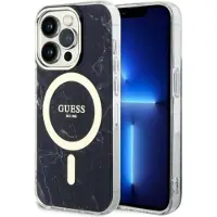 GUESS GUHMP14XPCUMAK iPhone 14 Pro Max 6,7" svart/svart hardcase Marble MagSafe