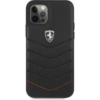 Ferrari FEHQUHCP12LBK iPhone 12 Pro Max 6,7" svart/svart hardcase Off Track Quilted