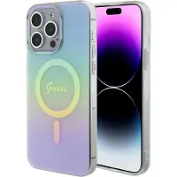 GUESS GUHMP15XHITSQ iPhone 15 Pro Max turkis/turkis hardcase IML Iridescent MagSafe