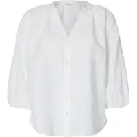 Selected Cleo-alberta Linen Blend 3/4-ermet Skjorte