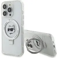 Karl Lagerfeld KLHMP15XHMRSCHH iPhone 15 Pro Max 6.7" Hardcase Choupette Head MagSafe Ringstativ