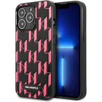 Karl Lagerfeld Monogram-plakett iPhone 13 Pro Max 6,7" veske - Rosa