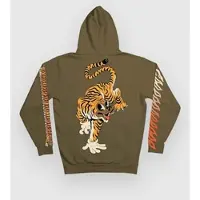 The Dudes Tiger Bear Classic Premium Hettegenser grønn