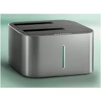 Axagon Superpeed USB-C Dual HDD/SSD Dock med klonefunksjon