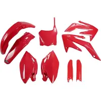 Ufo Honda Crf 250r 2008-2009 Hokit112f-070 Fork Protectors &amp; Plastsett