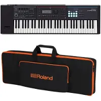 Roland Juno D-6 61 Key Portable Synthesizer with Bag