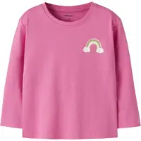 Name it Genser - NmfVeen - Strawberry Måne/Small Rainbow - - 2 år (92) - Genser