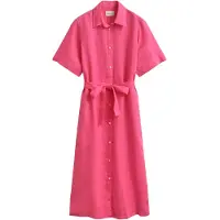 Gant 4503495 Linen Kortermet Lang Kjole