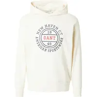 Gant for man. 2067110 Graphic beige sweatshirt (L), Casual, Cotton
