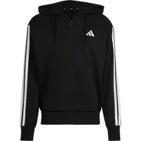 Adidas Essentials 3 Stripes French Terry Genser Med Hel Glidelås