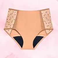 Libresse High Waist Dots menstruser for lett mens