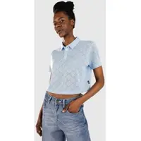 Blue Tomato Knitted Polo blå