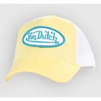 Von Dutch Velvet Trucker Caps gul