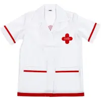 KleinToys Theo 4614, Fansy costume, Barn, Unisex, Uniform, Rød, Hvit, Alle kjønn