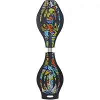 Schildkrot-Puppen SCHILDKRÖT Waveboard Good Vibes Graffiti stort plastdekk med sklisikker struktur (510801)