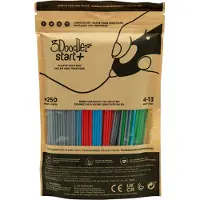 3Doodler Filament Start 250 rød blå grønn grå svart Primær Pow Mix