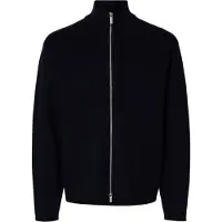 Selected Teller Relaxed Fit Genser Med Glidelås