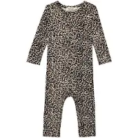 MarMar Jumpsuit - Brun Leopard Mønster - - 1 år (80) - Jumpsuit