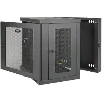 Eaton Corporation Eaton Tripp Lite Series 12U Wall Mount Rack Enclosure Server Cabinet Swinging Hinged Door Deep - Rack skap - veggmonterbar - svart - 12U - 19