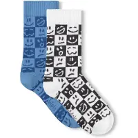 Molo Sokker - 2-pack - Norman - Blue White - - 27/30 - Sokker