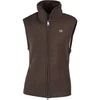 Chevalier Mainstone Fleece Vest Dame Brown 44W