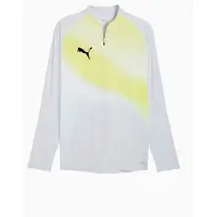 Puma Individual Lightspeed Ultimate Quarter-Zip Football Top Men, Men, Silver Mist/Black, XL