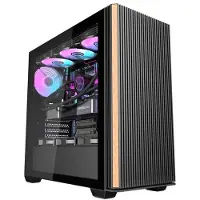 Darkflash DS900WS PC-kabinett (svart) + 4 vifter