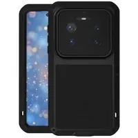 Love Mei Huawei Mate 80 Pro Max Powerful Hybrid-deksel - Svart