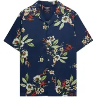 Superdry Hawaiian Print Kortarmet Skjorte