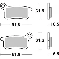 Brembo 07gr69sd Sintrede Bremseklosser