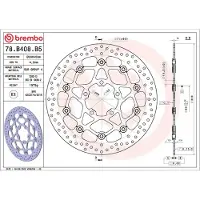 Brembo 78b408b5 Flytende Bremseskive Foran