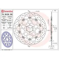 Brembo 78b408b8 Bremsekive
