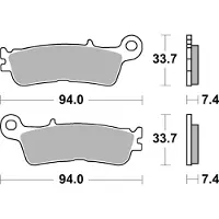 Brembo 07ya55sd Sintrede Bremseklosser