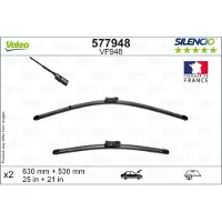 Valeo 630/530 slot-kompl. VF948 SILENCIO FLAT