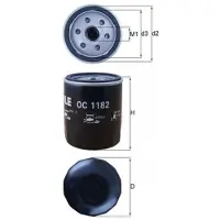 MAHLE ORIGINAL OC 1182