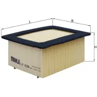MAHLE ORIGINAL Lx628 Bmw R1100s Luftfilter