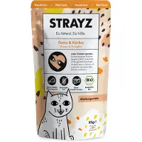 STRAYZ økologisk pose 6 x 85 g - Økologisk gås og økologisk gresskar