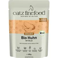 Catz Finefood Økonomipakke økologisk 24 x 85 g - No.503 øko-kylling