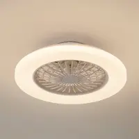 LINDBY LED-takvifte Vedin, hvit, DC, Ø 49 cm, CCT