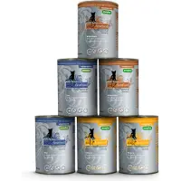 Catz Finefood Blandet pakke monoprotein zooplus 24 x 400 g - 3 sorter (kalkun, kenguru, villsvin)