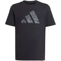 Adidas T-skjorte - Camouflage - Svart m. Logo - - 8 år (128) - T-skjorte