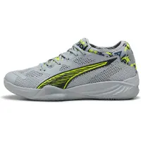 Puma Eliminate NITRO SQD 4 Berlin Handball Shoes Unisex, Shoes, Gray Fog/Yellow Alert/Black, 44