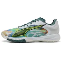 Puma Accelerate NITRO SQD 4 Berlin Handball Shoes Unisex, Shoes, Silver Mist/Yellow Alert/Gray Skies, 45