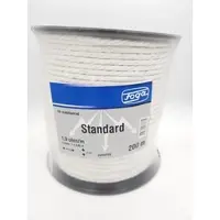Foga Ledd Elektrisk tau Standard 8mm 200m Hvit