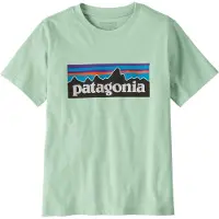 Patagonia P-6 Logo Kids T-skjorte blå