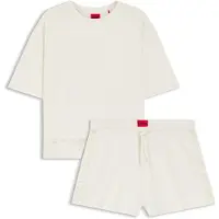 HUGO Mesh Logo 10277442 Kort Ermet Pysjamas
