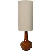 Market Set Gulvlampe Jimmy, brun/beige, høyde 121 cm