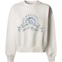 Pepe Jeans for woman. PL5800068 Sweatshirt Malvec off-white (XS), Casual, Cotton, Long sleeve