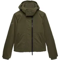 Superdry for woman. W5012175A Arctic MF Windbreaker Jacket with Hood green (M), Casual, Polyester