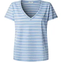 Pepe Jeans Megan Striped Kort Ermet V-hals T-skjorte